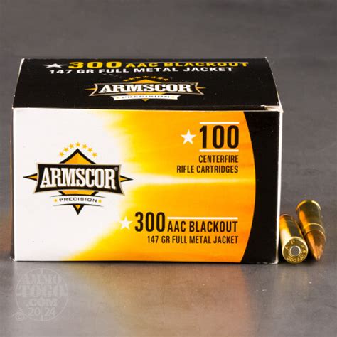 Aac Blackout Ammunition For Sale Armscor Grain Full Metal