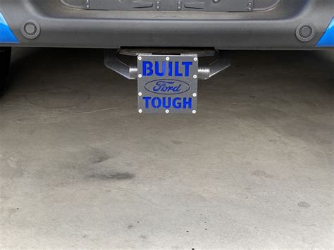 Built Ford Tough Trailer Hitch Cover 2 Hitches Stainless Steel