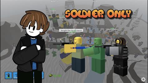 Soldier Only Challenge Tower Defense Simulator Youtube