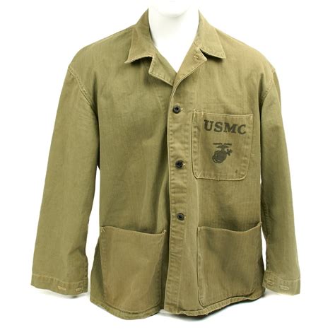 Original U S Wwii Usmc Iwo Jima Named P41 Utility Combat Uniform International Military Antiques