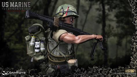 Marine Tet Offensive 1968 Vietnam War 16 Scale Figure