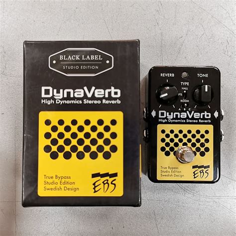 EBS DynaVerb Limited Spring Edition Stereo Reverb Effect Reverb