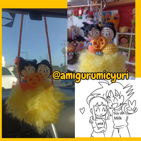 Goku Y Milk Cortes A De Amigurumis C Yuri Otakulandia Es