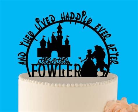 Schönheit und das Tier Kuchen Deckel Disney Wedding Cake Topper Belle