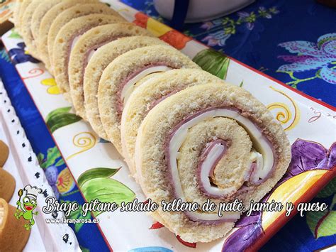 Brazo Gitano Salado Relleno De Pat Jam N Y Queso La Rana Rosa