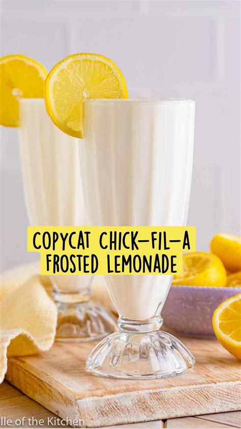 Copycat Chick Fil A Frosted Lemonade Artofit