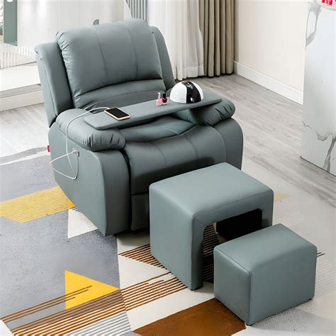 Contemporary Upholstered Recliner 36.61" Wide Recliner with Lumbar ...