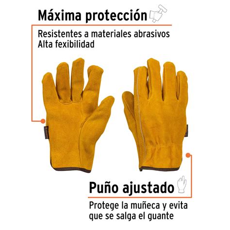 Guantes De Carnaza Usos Generales Chicos Truper