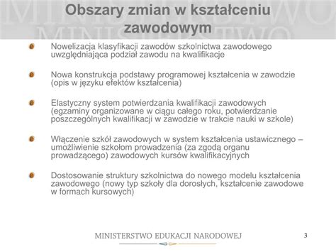 PPT Kierunki zmian w kształceniu zawodowym PowerPoint Presentation