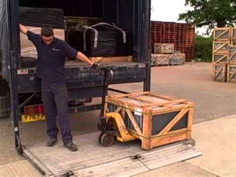 Tail Lift Delivery Using A Pallet Truck YouTube