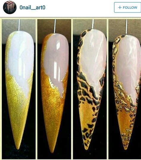 Nail art Fancy Nails, Gold Nails, Line Nail Art, Lines On Nails, Art ...