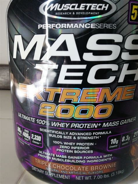 Muscletech Masstech Extreme Lbs Mass Gainer Health Nutrition