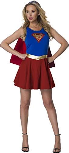 Buy Rubies Womens Supergirl Tank Dress Costume With Cape Large 12 14 At