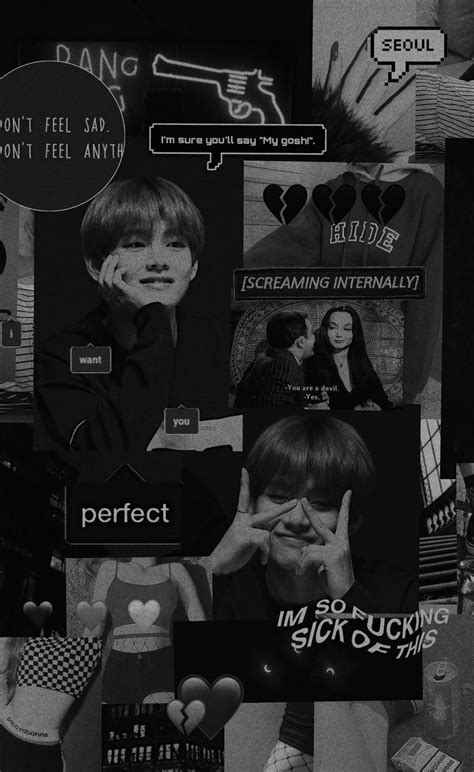 Bts Black Aesthetic Wallpapers Top Free Bts Black Aesthetic