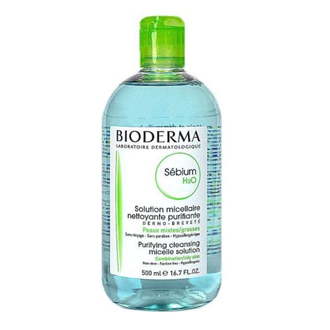 Sébium H2o Solution Micellaire Nettoyante Lot 2 X 500 Ml Nettoie Et Démaquille La Peau Bioderma