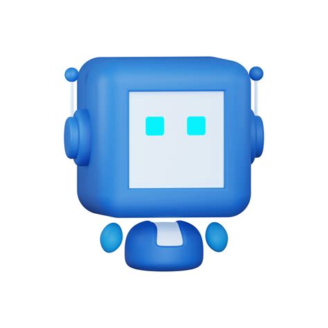 3d ai robot icon 10872460 PNG