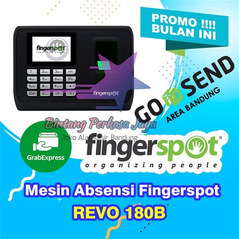 Jual MESIN ABSEN FINGERSPOT REVO 180B FINGER PRINT SIDIK JARI Shopee