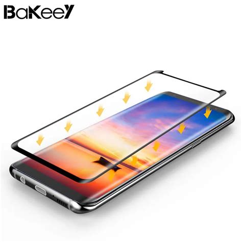 Bakeey Adhesive Screen Protector ForGalaxy S8 Tempered Glass 3D Full