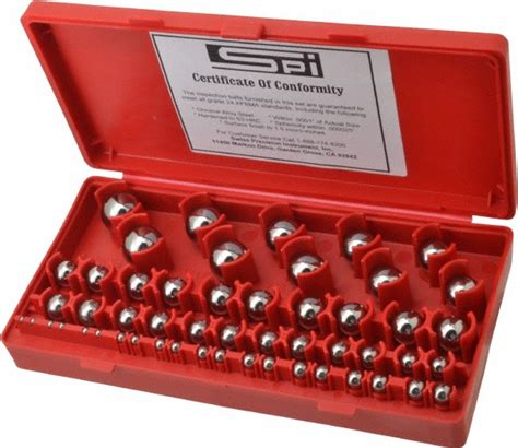 Spi 52 Piece Precision Gage Ball Set 18 To 1 10 193 1 Penn Tool