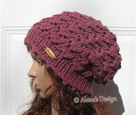 Ravelry Tulip Lace Beanie Pattern By Alena Byers