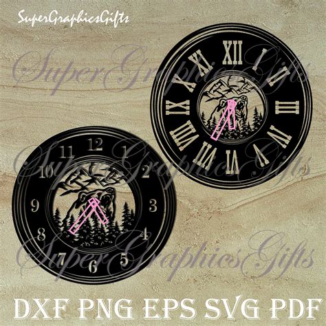 FACE SVG Clock Svg Clock Face Clipart Bundle Cut Filesclock - Etsy