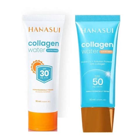 Jual HANASUI COLLAGEN WATER SUNSCREEN SPF 50 PA Triple Power