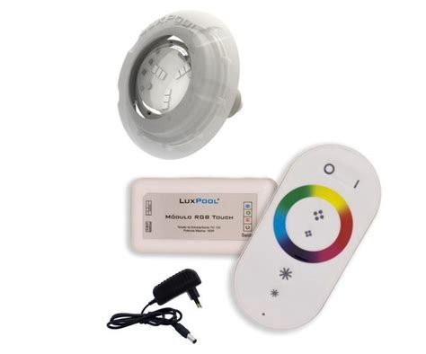 Kit Led Piscina Controle Led Rgb Fonte V Luxpool