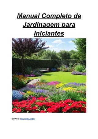 Manual Completo De Jardinagem Para Iniciantes Pdf