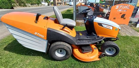 SOLD USED 2019 STIHL RT 6127 ZL Petrol Ride On Lawn Mower Frank Nicol