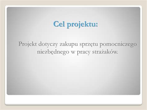 PREZENTACJA PROJEKTÓW ppt pobierz