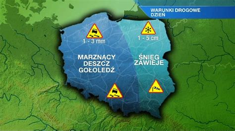 Uwaga Bardzo trudny dzień na drogach TVN Meteo