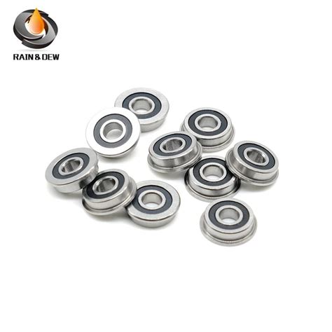 10Pcs F695 2RS Lager 5 13 4mm ABEC 7 Flansch Miniatur F695 RS