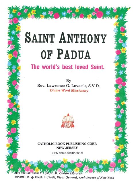 Saint Anthony of Padua – Kolbe Academy Bookstore