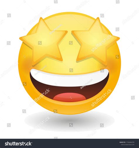 Star Struck Eyes Emoji Vector Art Stock Vector (Royalty Free) 1726684378 | Shutterstock