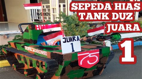 Sepeda Hias Tank Juara Youtube