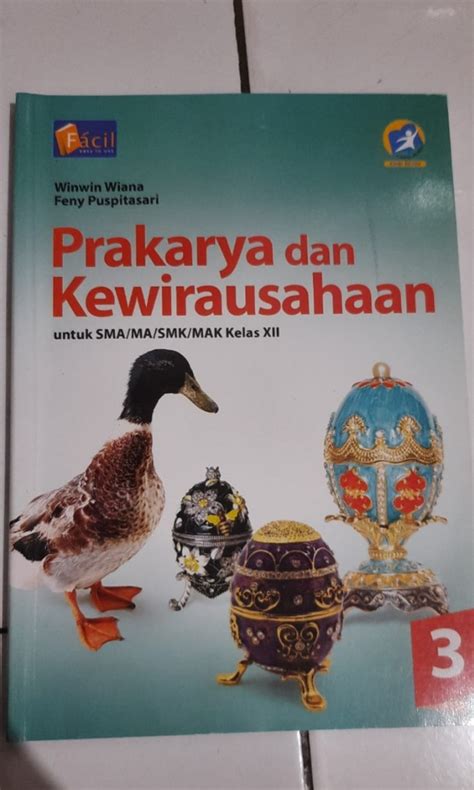 Buku Pelajaran Sekolah Prakarya Dan Kewirausahaan Kelas Sma Xii