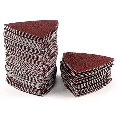 Coceca Pcs Triangle Sanding Pads Sandpaper Hook And Loop Sanding