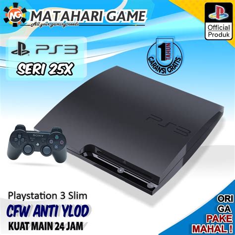 Jual Playstation Ps Slim Seri Sony Cfw Gb Tahun Garansi