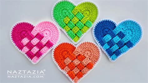 Crochet Woven Heart Naztazia