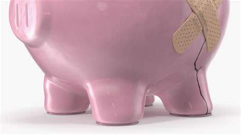 Cracked Piggy Bank 3d Model 3d Model 29 3ds Blend C4d Fbx Ma