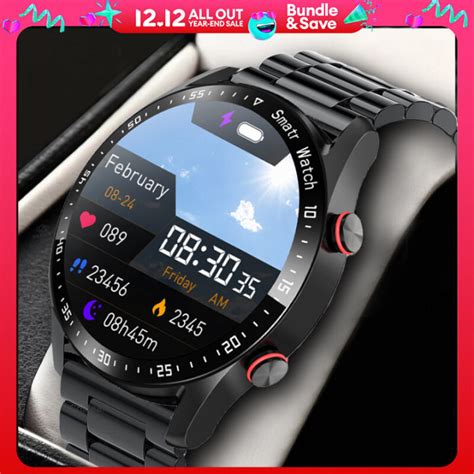 New Ecg Ppg Amoled Screen Smart Watch Bluetooth Call Music Player