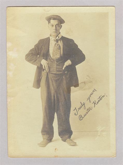 Vintage Original 1910s Buster Keaton 5x7 Publicity Photo From Silent