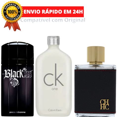 Kit Perfumes Masculinos Ml Cada Enviamos Rapido Shopee Brasil