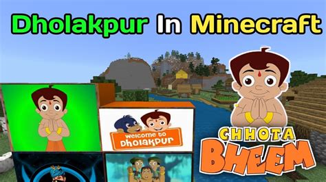 ⚡ Chhota Bheem Dholakpur Village In Minecraft 😍 Max Sairaj Gamer Youtube