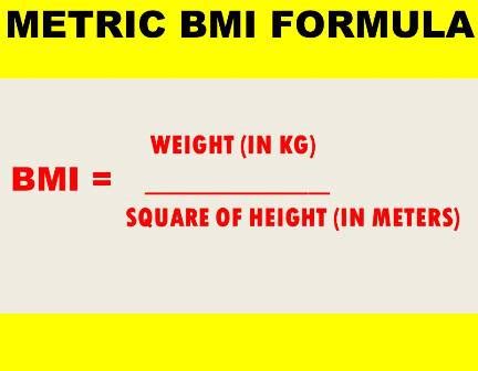 BMI Calculator Formula | Body Mass Index - AYURVEDA AND YOUR HEALTH