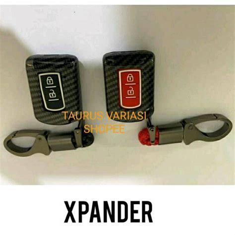 Jual Cover Casing Kasing Remote Carbon Mobil Mitsubishi Xpander All New