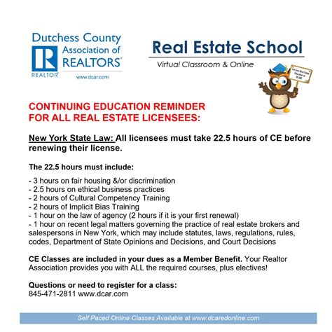 CE Requirements - Dutchess County Association of REALTORS®