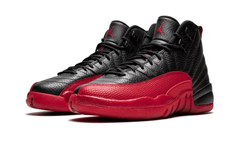 Air Jordan 12 Retro Bg 2016 “flu Game” 153265 002 Sneaker Fc