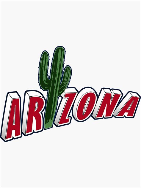 Arizona Wildcats Cactus Logo Sticker For Sale By Kqj39 Redbubble