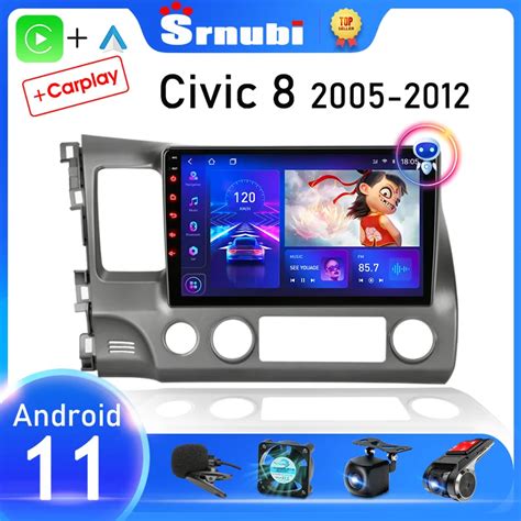 Srnubi Z Systemem Android Radio Samochodowe Stereo Do Honda Civic